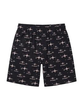 Calção Project x Paris Starfield preto estampado para homem