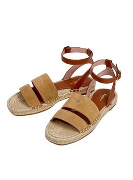 Sandálias Pepe Jeans Auri bege para mulher