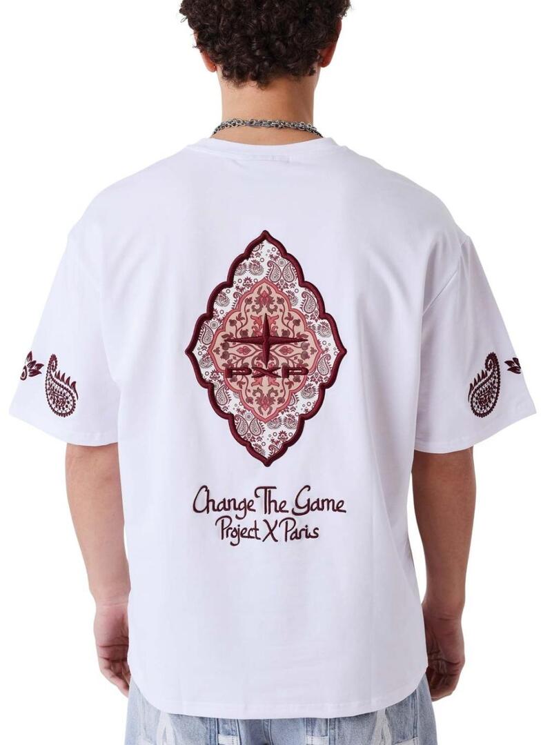 Camisa Project x Paris Evasion branca para homens