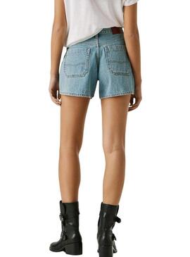 Shorts Pepe Jeans Rachel listrados para mulher