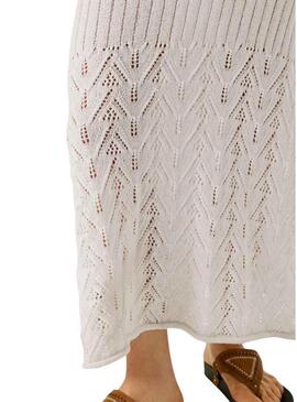 Vestido Pepe Jeans Kenia blanco para mulher.