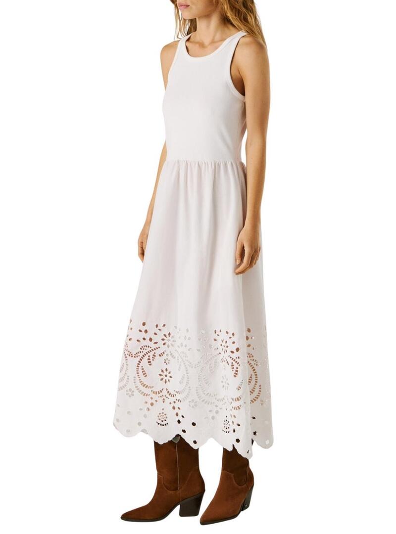 Vestido Pepe Jeans Naomi branco para mulher