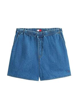 Shorts Tommy Jeans Chambray para mulher
