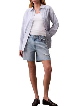 Bermudas Calvin Klein Jeans dos anos 90 para mulheres