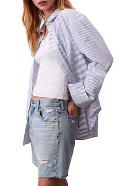 Bermudas Calvin Klein Jeans dos anos 90 para mulheres