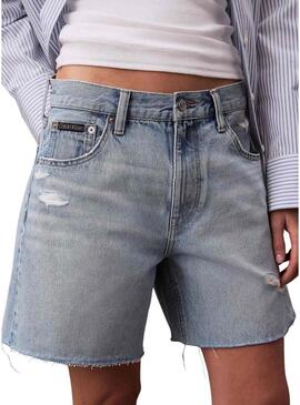 Bermudas Calvin Klein Jeans dos anos 90 para mulheres
