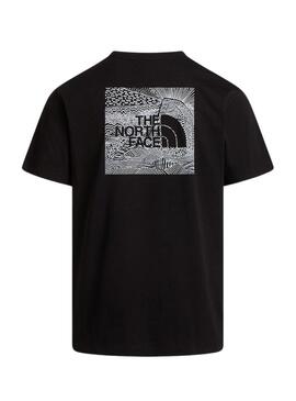 Camiseta The North Face Celebration preta para homem.