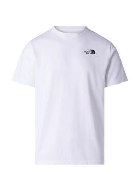 Camiseta The North Face Celebration branca para homem.