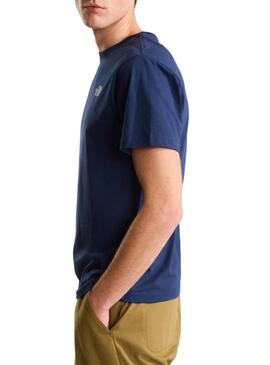 Camiseta The North Face Evo Box azul para homem
