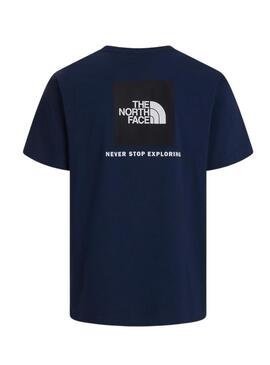 Camiseta The North Face Evo Box azul para homem