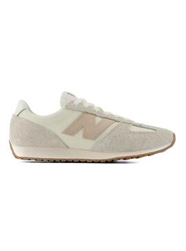 Sapatilhas New Balance U471 bege e rosa para mulher