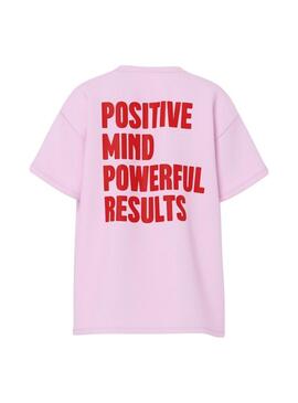 Camisa Pieces Alfi Positive rosa para mulher