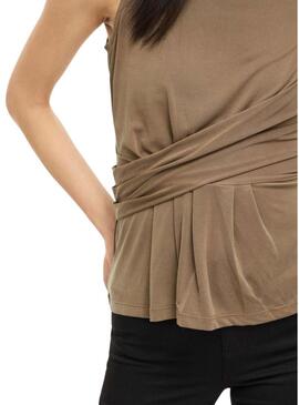 Top Vila Modala torrado para mulher