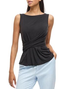 Top Vila Modala preto para mulher