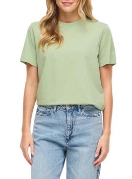 Camiseta Vila Nora verde para mulher.