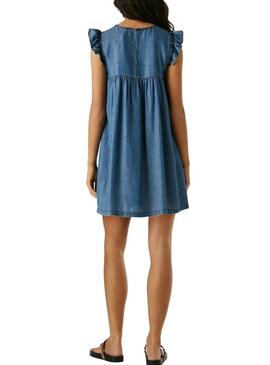 Vestido Pepe Jeans Cindy azul para mulher