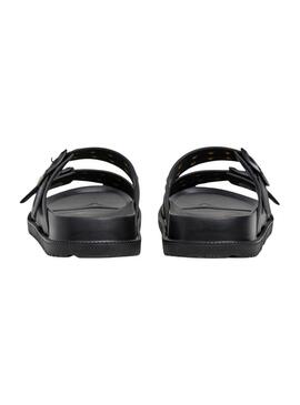 Sandálias Pepe Jeans Ocean Studs preto para mulher.