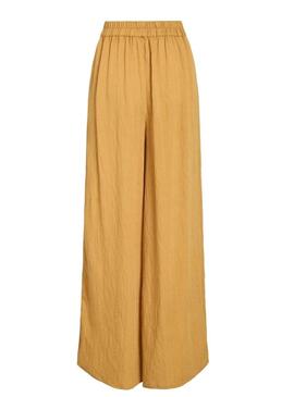 Calça mostarda feminina Vila Loransa.