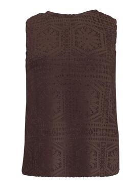 Top Only marrom para mulher