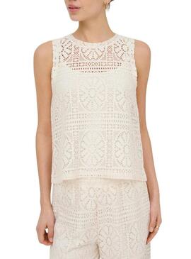 Top Only Llian branco para mulher