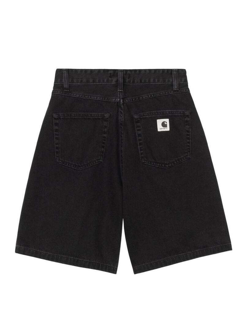Bermudas Carhartt Alta preto para mulher