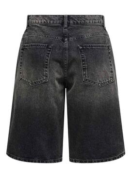 Bermudas de ganga Only Mate preta para mulher