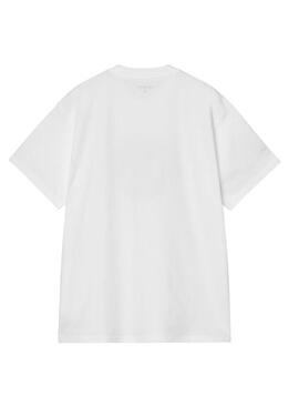 Camiseta Carhartt Spoiled branca para homem.