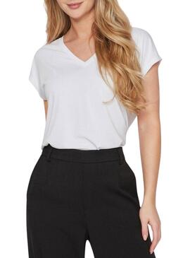 Camiseta Vila Vimodala branca para mulher.
