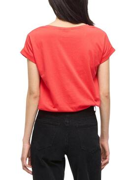 Camiseta Vila Vidreamers coral para mulher.