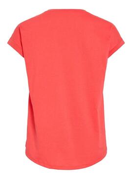 Camiseta Vila Vidreamers coral para mulher.