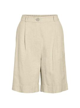 Bermuda feminina beige Viprisilla para mulher.