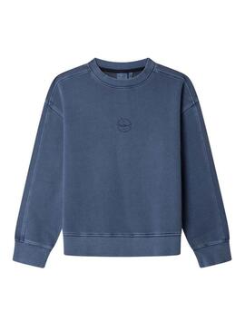 Moletom Pepe Jeans William azul índigo para menino.