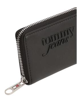 Carteira Tommy Jeans Must small preta para mulher