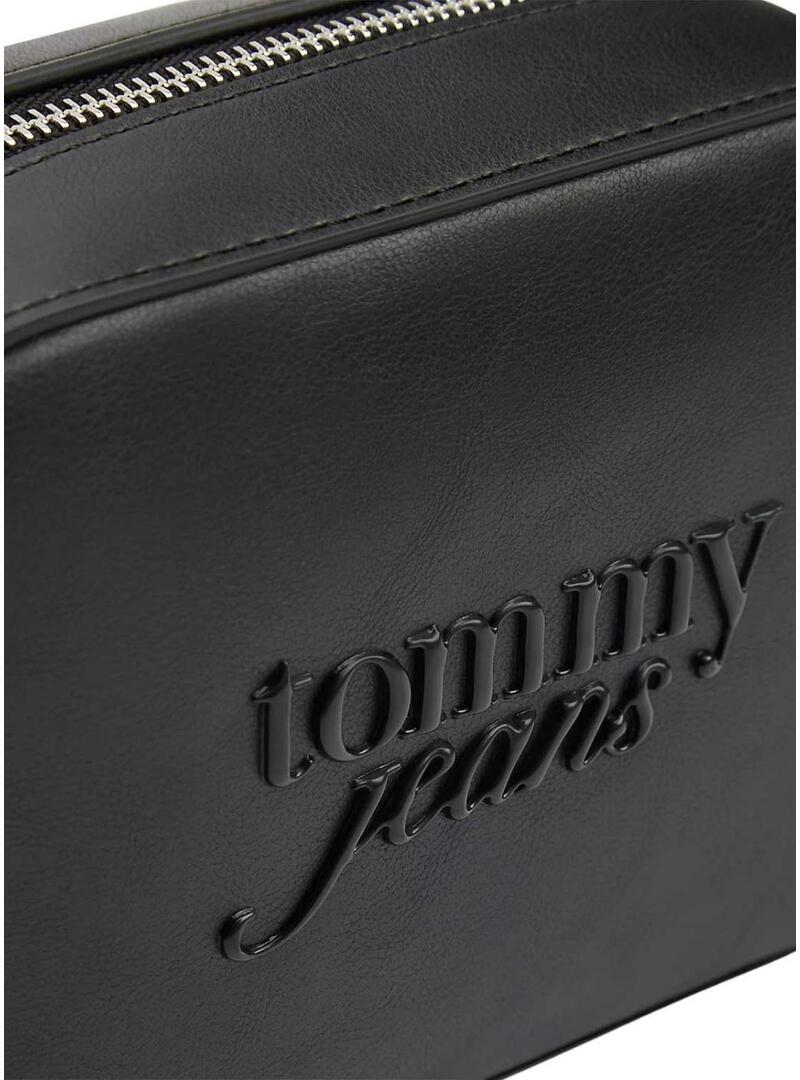 Bolsa Tommy Jeans Must Camera preta para mulher