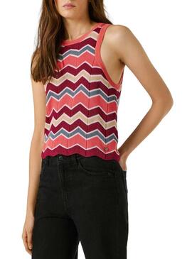 Top Pepe Jeans Kasha rosa para mulher