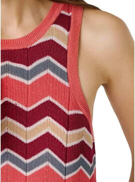 Top Pepe Jeans Kasha rosa para mulher