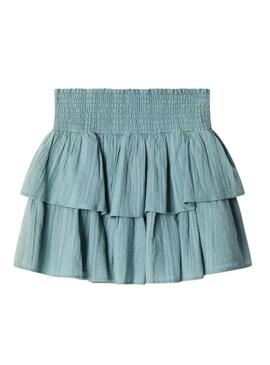 Saia Pepe Jeans Hazel azul para menina