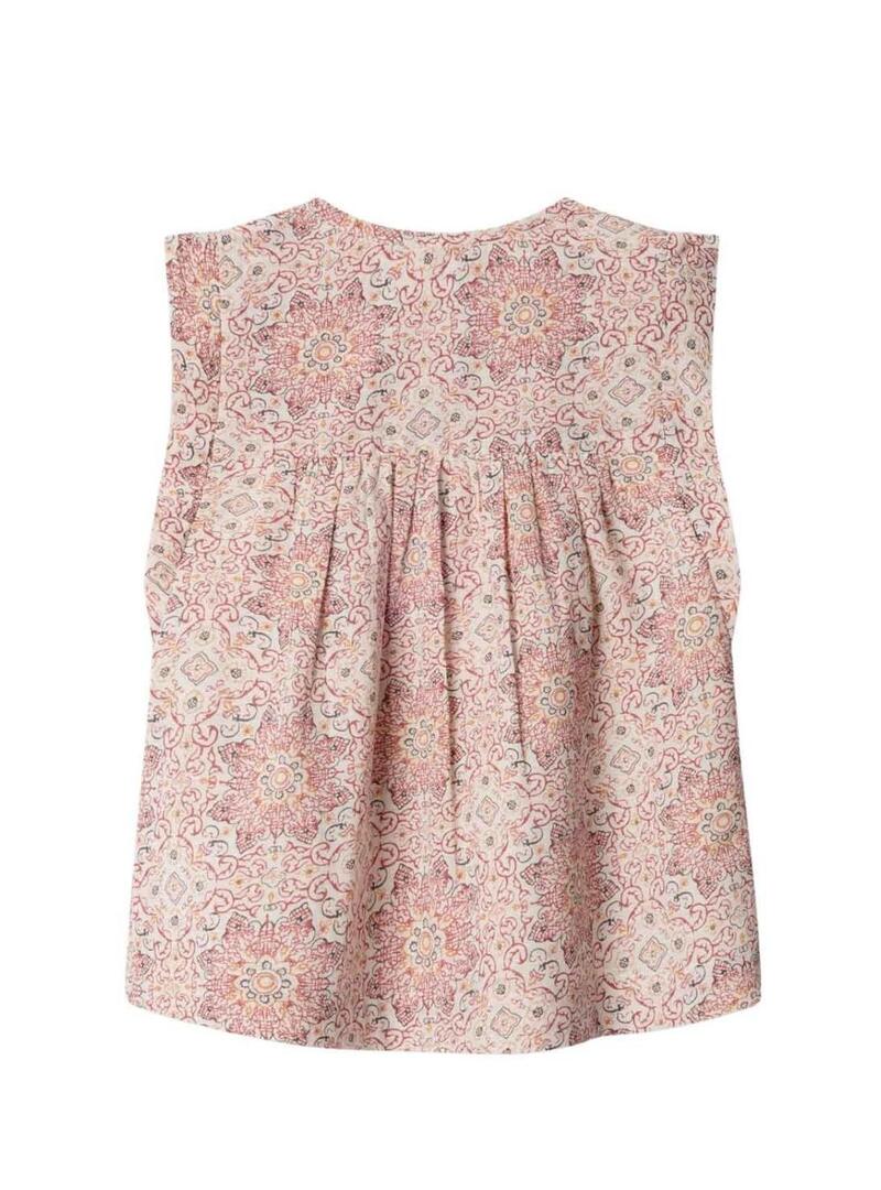Top Pepe Jeans Hella com estampa floral para menina.