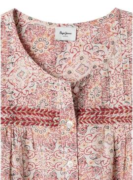 Top Pepe Jeans Hella com estampa floral para menina.