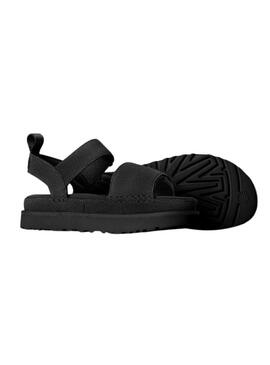 Sandálias UGG Goldenstar preto para mulher.