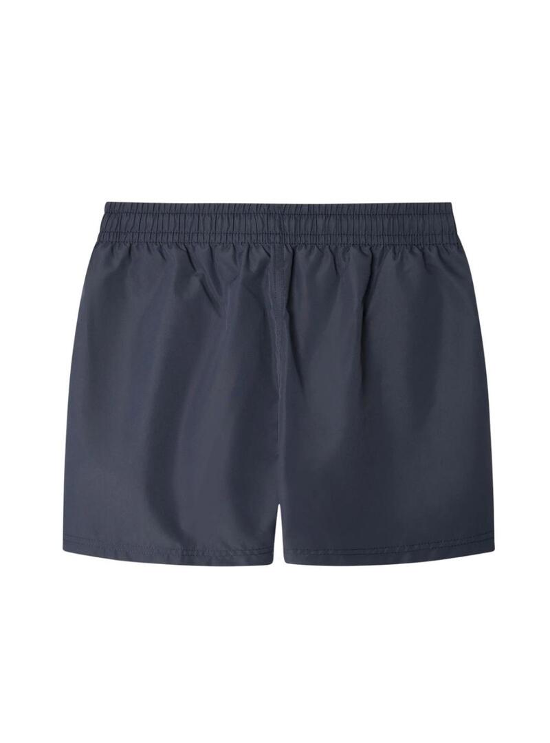 Roupa de banho Pepe Jeans com logotipo azul marinho para menino.