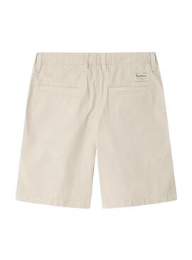 Bermudas Pepe Jeans Alexander bege para criança.