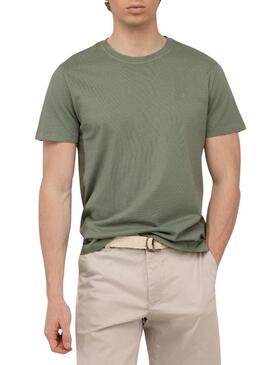 Camiseta El Ganso Dyed verde para homem