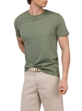 Camiseta El Ganso Dyed verde para homem