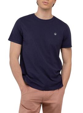 Camisa El Ganso Dyed azul marinho para homem.