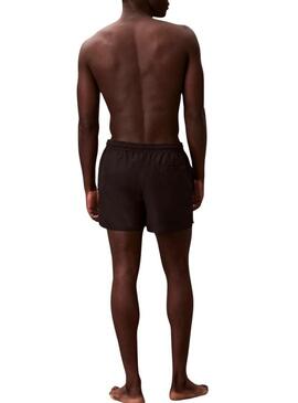 Calção Calvin Klein Jeans Drawstring preto para homem