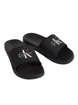 Chinelos Calvin Klein Jeans Slide preto para homem