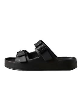 Sandálias Calvin Klein Jeans Ergon preto para homem.