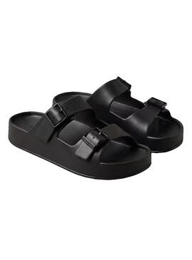 Sandálias Calvin Klein Jeans Ergon preto para homem.