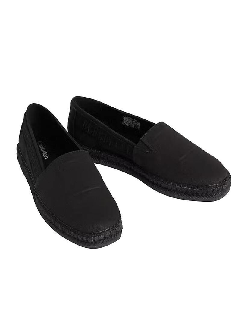 Alpargatas Calvin Klein Jeans Espadrille preto para homem.